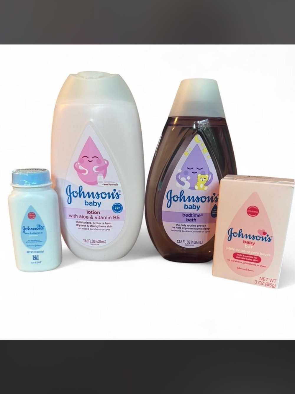 Baby Bath & Lotion Set - Pink and Purple